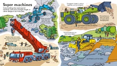 Usborne - Look Inside Building Sites (Khám phá thế giới xây dựng)