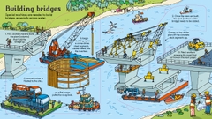 Usborne - Look Inside Building Sites (Khám phá thế giới xây dựng)