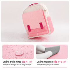 Balo học sinh tiểu học Worm's home balo cao cấp chống gù balo cho bé siêu nhẹ chống nước nhiều ngăn - KimChi Kids