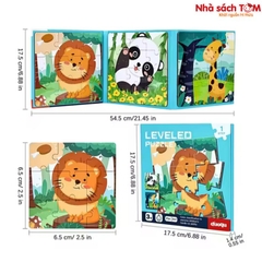Bộ Đồ Chơi Tranh Ghép Hình Montessori Nam Châm 3 Trong 1 nhiều cấp độ, Buludy, cho bé từ 3 tuổi