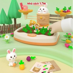 Đồ chơi nhổ cà rốt học toán cho bé 3 tuổi – Đồ chơi tư duy Montessori, cân bằng thông minh