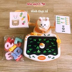 Đồ chơi nhổ cà rốt học toán cho bé 3 tuổi – Đồ chơi tư duy Montessori, cân bằng thông minh