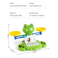 Đồ chơi ếch cân bằng học toán thông minh Montessori – Đồ chơi giáo dục cho bé 6 tuổi