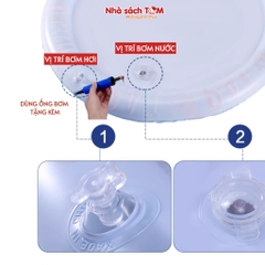 Thảm đệm nước mát cho bé nhún nhảy, thảm chơi nước mùa hè bơm hơi vận động vui nhộn cho bé yêu