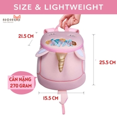 Balo mẫu giáo chống lạc Nohoo chính hãng siêu nhẹ hình thú dễ thương cho bé từ 2-6 tuổi NHB051S