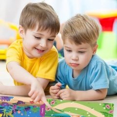 Sách dán sticker thạch Keybaby, đồ chơi bóc dán không rách dùng được nhiều lần