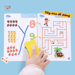 Sách Tô xóa thông minh WRITE ME học tiếng Anh - Lalala baby