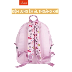 Balo mẫu giáo Supercute 2 trong 1 kết hợp túi đeo chéo ngộ nghĩnh cho bé, balo mầm non siêu nhẹ, chống nước, kiểu dáng đáng yêu  SF157