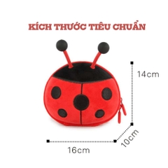 Túi đeo chéo trẻ em hình bọ dễ thương Supercute, túi đeo chéo cho bé 1–12 tuổi, túi mini hoạt hình