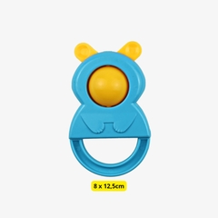 Đồ chơi lục lạc cầm tay cho bé,bộ đồ chơi xúc xắc, Hoàng Thu Toys,nhựa nguyên sinh an toàn cho bé