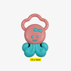 Đồ chơi lục lạc cầm tay cho bé,bộ đồ chơi xúc xắc, Hoàng Thu Toys,nhựa nguyên sinh an toàn cho bé