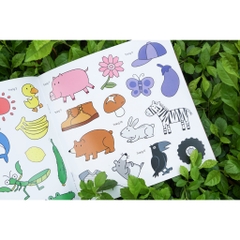 Sách bóc dán giúp trẻ phát triển nhận thức đầu đời - Cho trẻ 3 - 6 tuổi - Đinh Tị Books