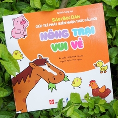Sách bóc dán giúp trẻ phát triển nhận thức đầu đời - Cho trẻ 3 - 6 tuổi - Đinh Tị Books