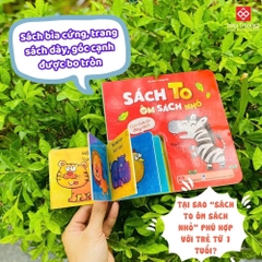 Sách to ôm sách nhỏ - Cho trẻ từ 0 - 6 tuổi - Đinh Tị
