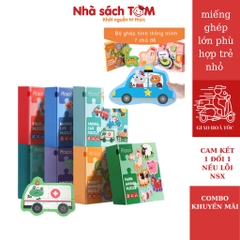 Đồ chơi ghép hình thông minh,Nhà sách Tom,đồ chơi xếp hình thông minh cho bé từ 1 tuổi
