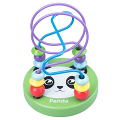 Đồ chơi giáo dục thông minh luồn hạt bằng gỗ, đồ chơi Montessori giúp bé phát triển trí tuệ