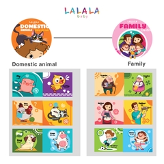 Đồ chơi sách vải song ngữ kích thích đa giác quan cho bé từ 0-3 tuổi - Lalala baby