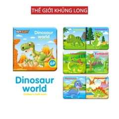 Sách vải Montessori Keybaby đồ chơi giáo dục sớm cho trẻ từ 3 tháng tuổi sách vải không thấm nước