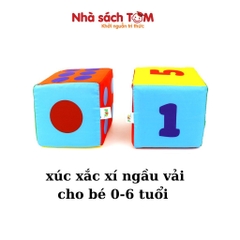 Đồ chơi vải xúc xắc xí ngầu Pipovietnam cho bé 0-6 tuổi