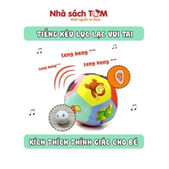 Đồ chơi bóng vải 12 múi lục lạc Pipovietnam kích thích đa giác quan dành cho bé từ 0-6 tuổi