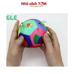 Đồ chơi bóng vải 12 múi lục lạc Pipovietnam kích thích đa giác quan dành cho bé từ 0-6 tuổi
