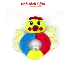 Đồ chơi lục lạc vải cầm tay con vật tròn Pipovietnam kích thích đa giác quan dành cho trẻ từ 0-3 tuổi