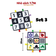 Đồ chơi vải tummy time Lalala Baby kích thích đa giác quan cho trẻ từ 0 tháng tuổi