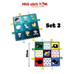 Đồ chơi vải tummy time Lalala Baby kích thích đa giác quan cho trẻ từ 0 tháng tuổi