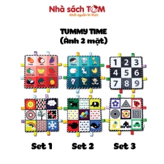 Đồ chơi vải tummy time Lalala Baby kích thích đa giác quan cho trẻ từ 0 tháng tuổi