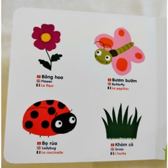 Sách chuyển động thông minh đa ngữ Việt-Anh-Pháp