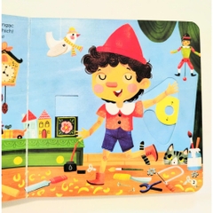 Sách chuyển động First story-Cậu bé người gỗ Pinocchio