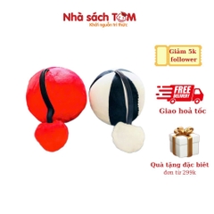 Đồ chơi bóng vải lục lạc và bóp chít chít Lalala Baby kích thích giác quan cho bé từ 0-12 tháng, Nhà sách Tom