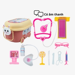 Bộ đồ chơi nấu ăn cho bé,Hoàng Thu, đồ chơi nhà bếp an toàn cho bé từ 3 tuổi bằng nhựa nguyên sinh