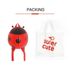 Balo mẫu giáo hình bọ Ladybug 3D, Supercute, balo mầm non thiết kế ngộ nghĩnh, chống nước, siêu nhẹ, dễ thương cho bé SF032