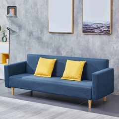 A2 Ghế sofa băng dài 2m đa năng BT199 Samsy màu xanh dương