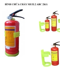 Bình Chữa Cháy Bột ABC 2kg MFZL2 có kiểm định