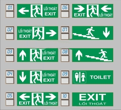 Đèn EXIT thoát hiểm Không kiểm định