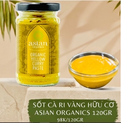 Sốt cà ri vàng hữu cơ 120gr - Asian Organics