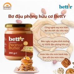 Bơ đậu phộng hữu cơ 250gr - Bett'r