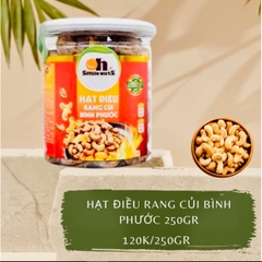 Hạt điều rang củi Bình Phước 250gr - SmileNut