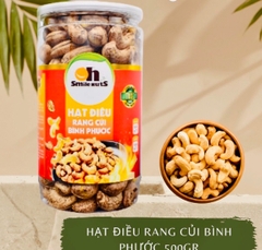 Hạt điều rang củi Bình Phước 500gr - SmileNut