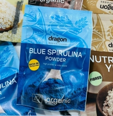 Bột tảo Blue Spirulina hữu cơ 75gr - Dragon Superfoods