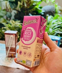 Sữa gạo tím hữu cơ 180ml - Balance