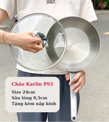 Chảo chiên xào sâu lòng Karlin PS55