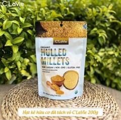Hạt kê hữu cơ đã tách vỏ 200gr - C'LaVie