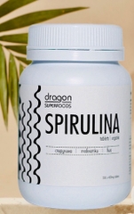 Viên tảo Sprirulina hữu cơ 80gr (200tb x 400mg) - Dragon Superfood