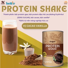 Protein shake cacao và vanilla 500gr - Dragon Superfood