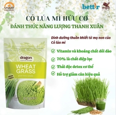 Bột cỏ lúa mì hữu cơ 150gr - Dragon Superfood