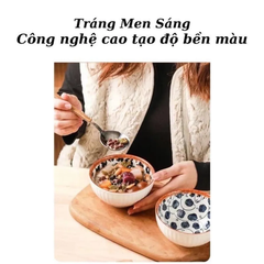 Bộ Bát Hoa Cổ Kèm Thìa Đũa (THÙNG 20B) – hoa văn khác