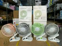 Quạt Mini , Quạt kẹp bàn Tích Điện gấp gọn Pin 10000 mAh Dung Lượng Lớn